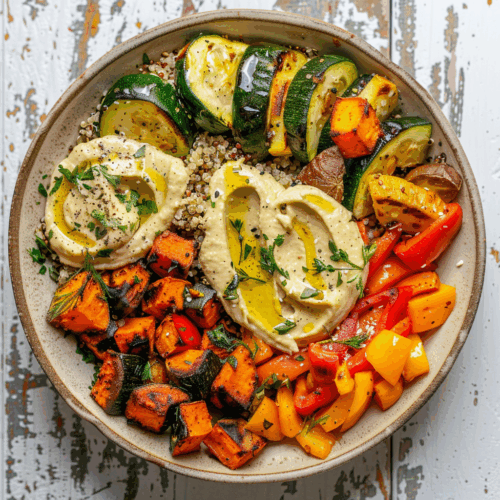 zakariasoubaai_A_colorful_plant-based_quinoa_bowl_in_a_rustic_60338765-727f-48cc-87f5-5d1527437b8d_3